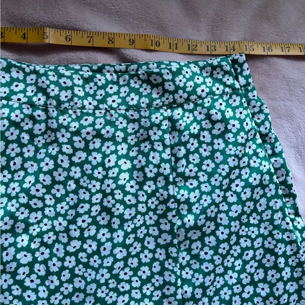 Loft Floral Slit Midi Skirt SZ 6